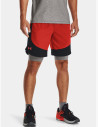 The Under Armour UA HIIT Woven Colorblock Sts-ORG Men's Shorts are made with Moisture Transport System technology to ensure sweat is wicked away from the body.