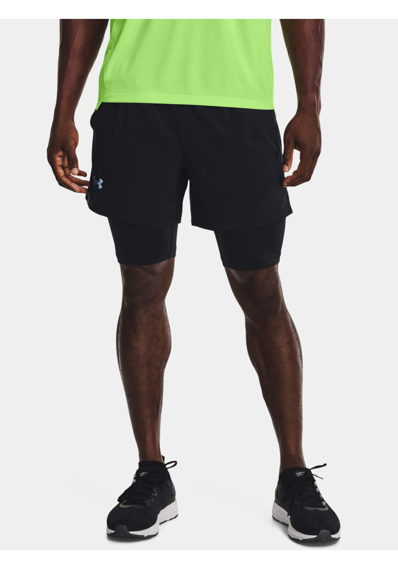 Shorts Under Armour UA LAUNCH 5'' 2-IN-1 SHORT Black