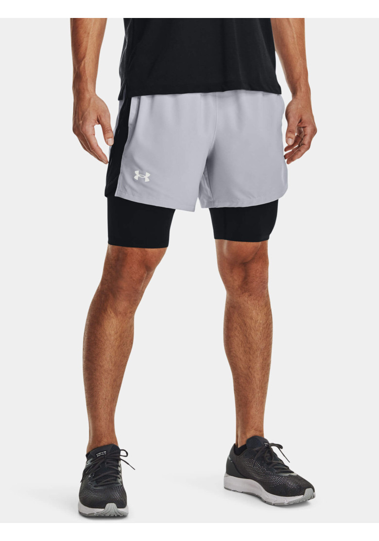 Shorts Under Armour UA LAUNCH 5'' 2-IN-1 SHORT Mod Gray