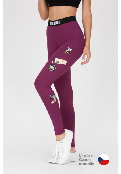 GoldBee BeOne Wine Laser Leggings