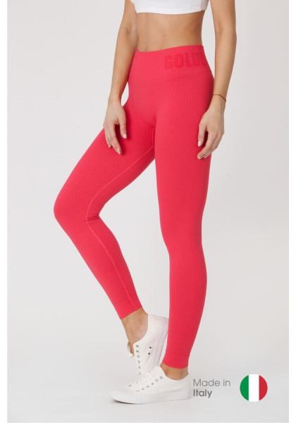 GoldBee BeSeamless Ribs TeaBerry Leggings