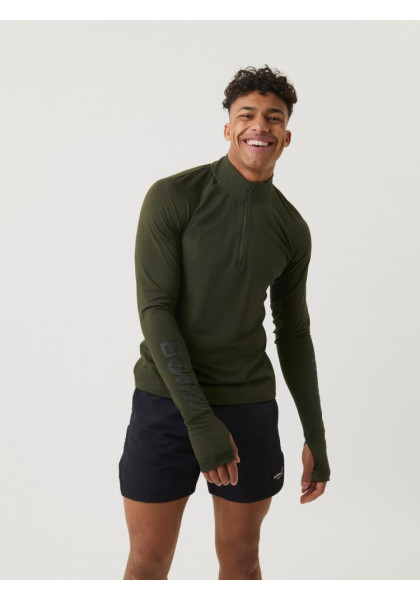 Sweatshirt Björn Borg Midlayer Half Zip Green