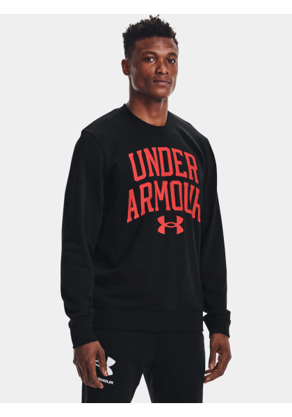 Sweatshirt Under Armour RIVAL TERRY CREW Black