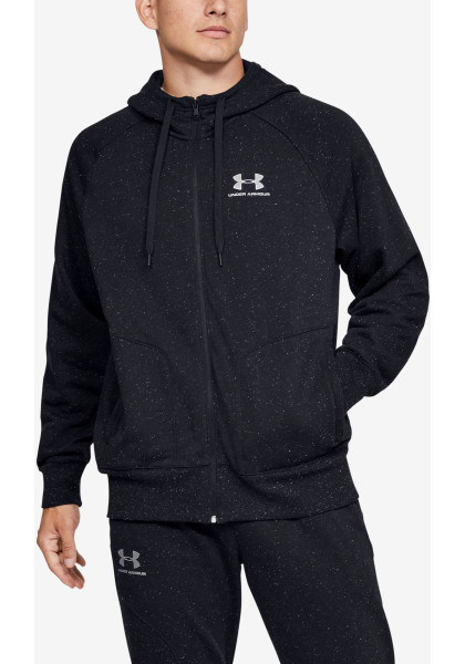 Under Armour UA SPECKLED FLEECE FZ HOODIE Black