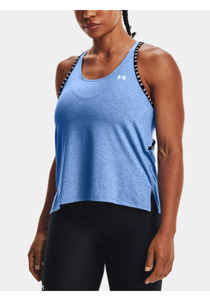 Under Armour Knockout Mesh Back Blue Tank Top