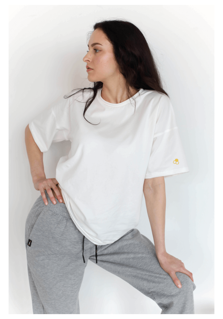 T-shirt GoldBee Basic Organic White