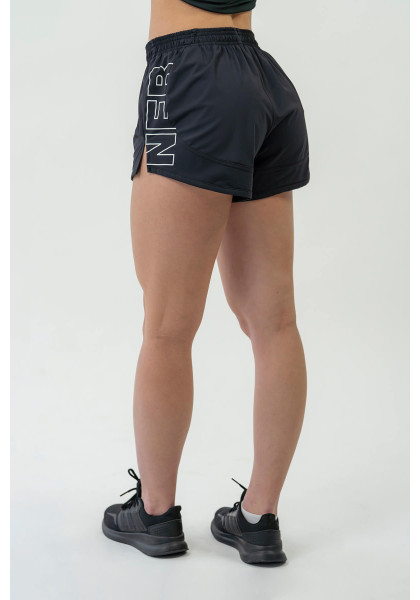 NEBBIA FIT Activewear shorts with hidden pocket black