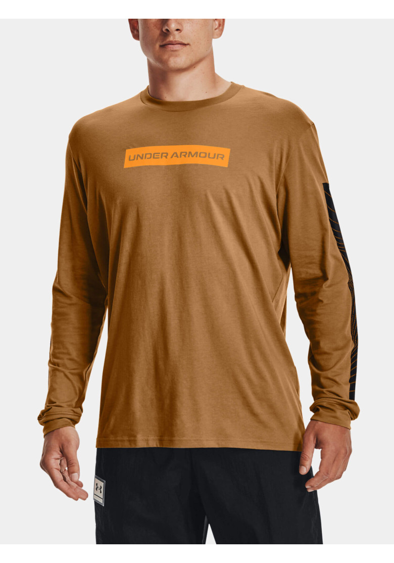 T-shirt Under Armour 21230 SWERVE LS Antique Ochre