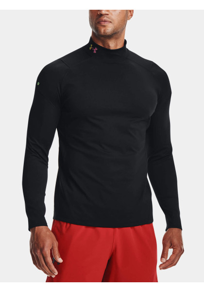 T-shirt Under Armour ColdGear Rush Mock Black