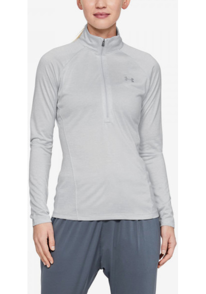 T-shirt Under Armour Tech 1/2 Zip Twist Halo Gray