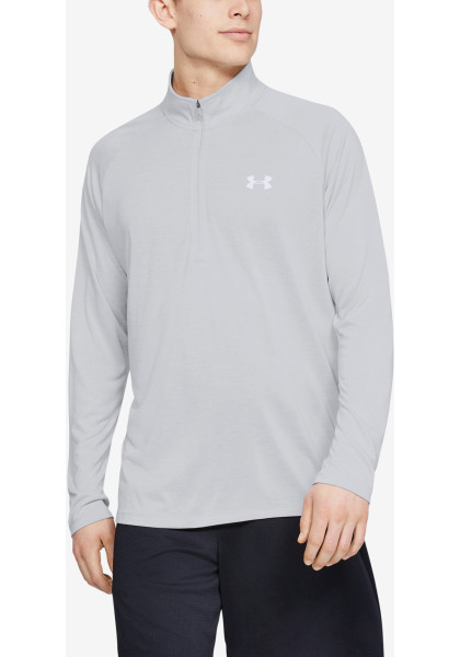 Under Armour Tech 2.0 1/2 Zip Halo Gray T-Shirt