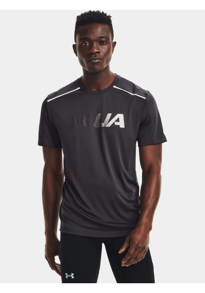 T-shirt Under Armour UA RUN Graphic Print Fill SS Jet Gray