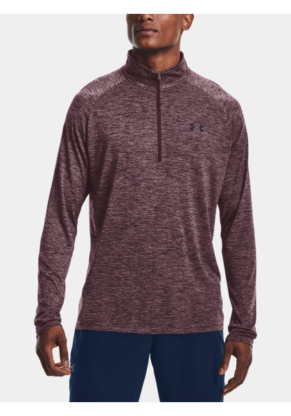 T-shirt Under Armour UA Tech 2.0 1/2 Zip Ash Plum