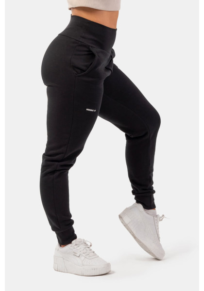 NEBBIA High waisted sweatpants "Feeling Good" black