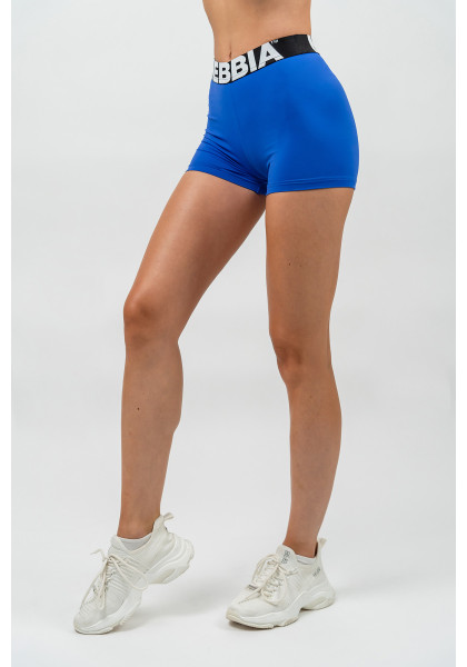 NEBBIA Fitness high waist shorts GLUTE PUMP blue