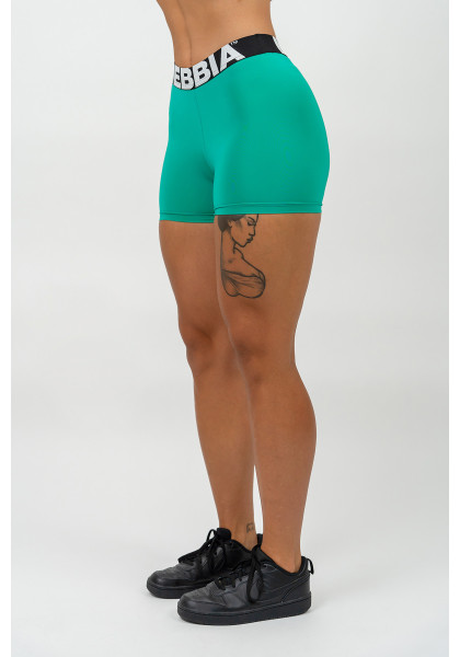 NEBBIA Fitness high waist shorts GLUTE PUMP green