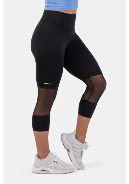 NEBBIA ¾ sports leggings with high waist black