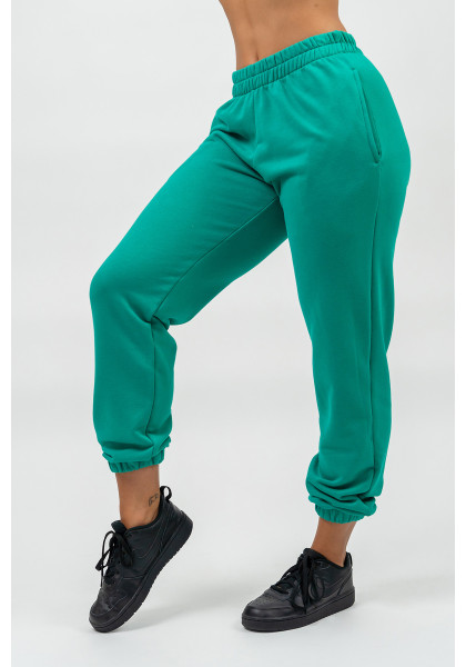 NEBBIA Sports loose sweatpants GYM TIME green