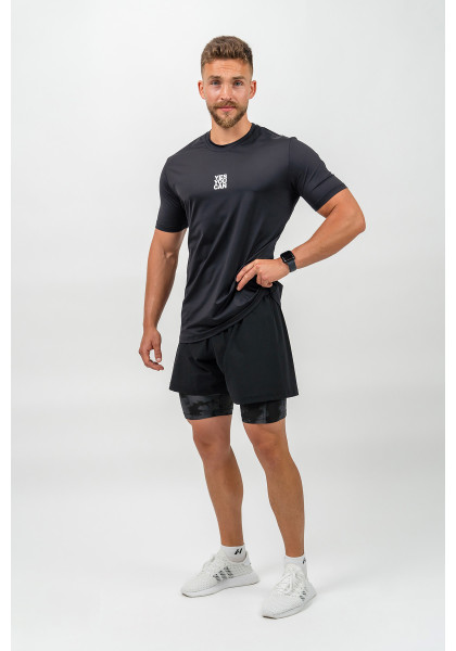 NEBBIA Functional sports t-shirt RESISTANCE black