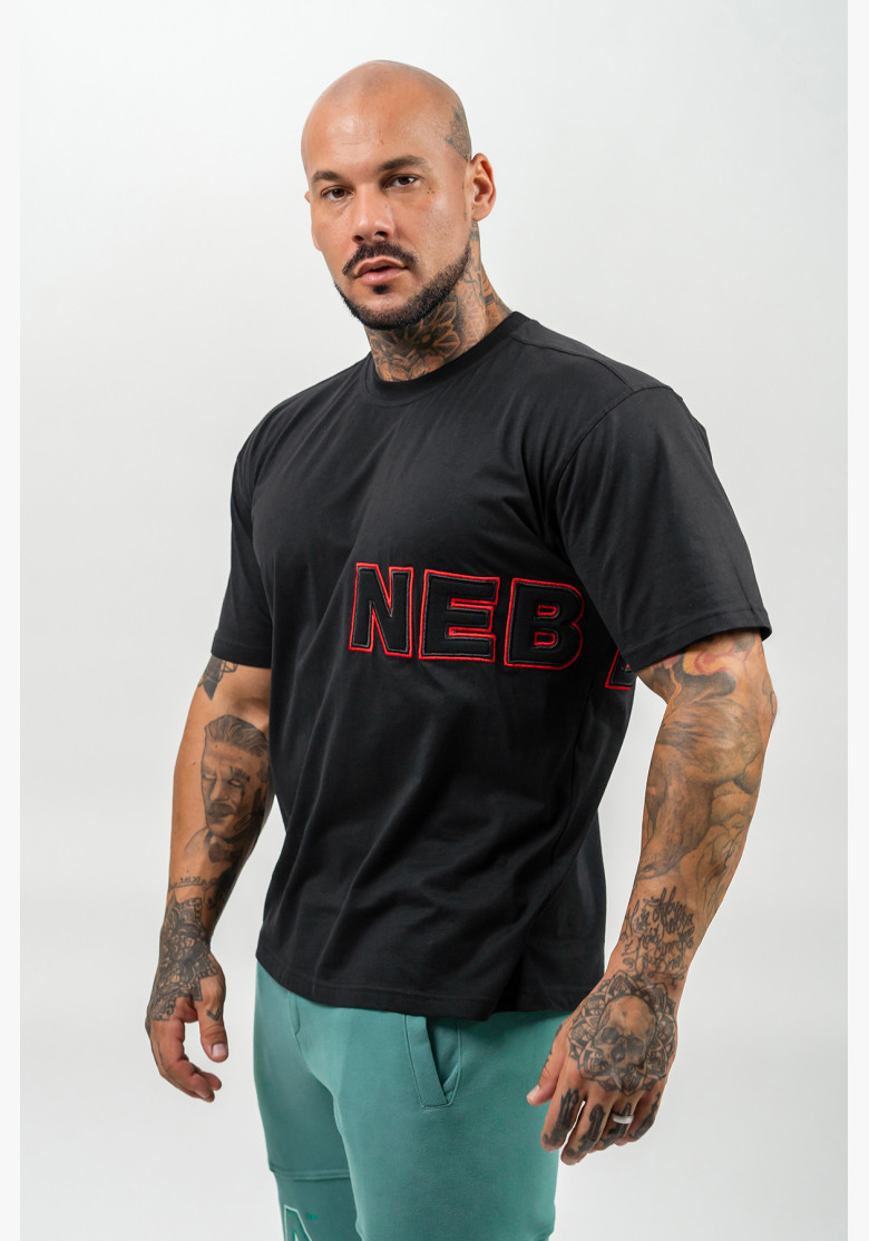 NEBBIA T-shirt with short sleeves DEDICATION black