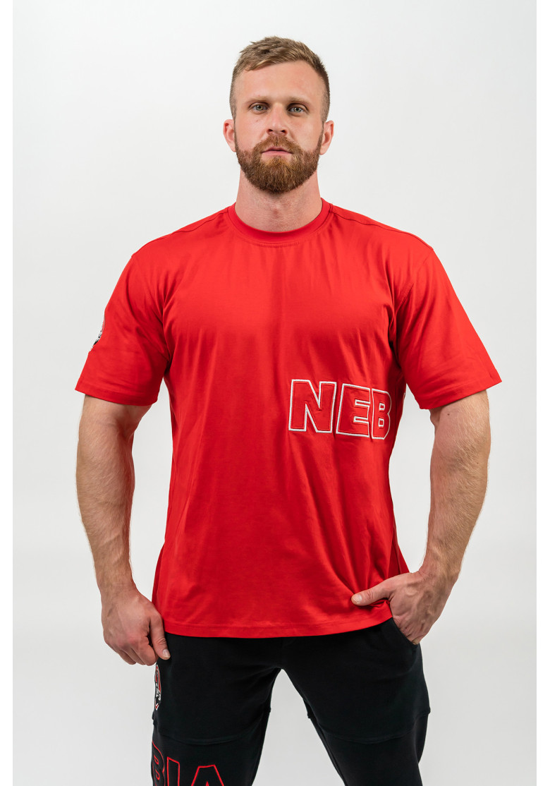 NEBBIA T-shirt with short sleeves DEDICATION red