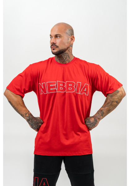 NEBBIA T-shirt with short sleeves LEGACY red