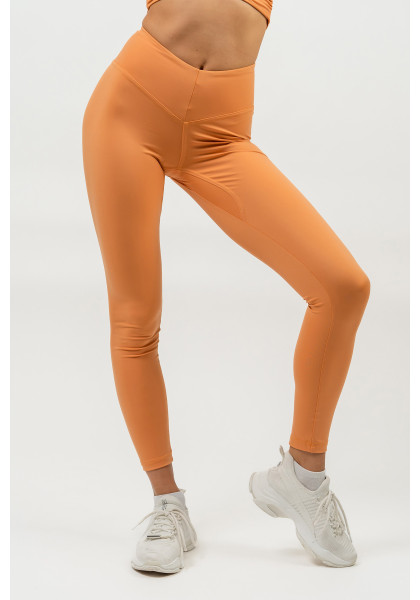 NEBBIA High waisted leggings ELEVATED orange