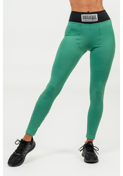 NEBBIA High waisted leggings SIGNATURE green