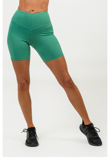 NEBBIA Cycling shorts with high waist ELITE green