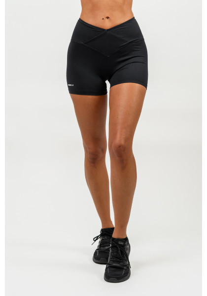 NEBBIA Leggings shorts with high waist AGILE black