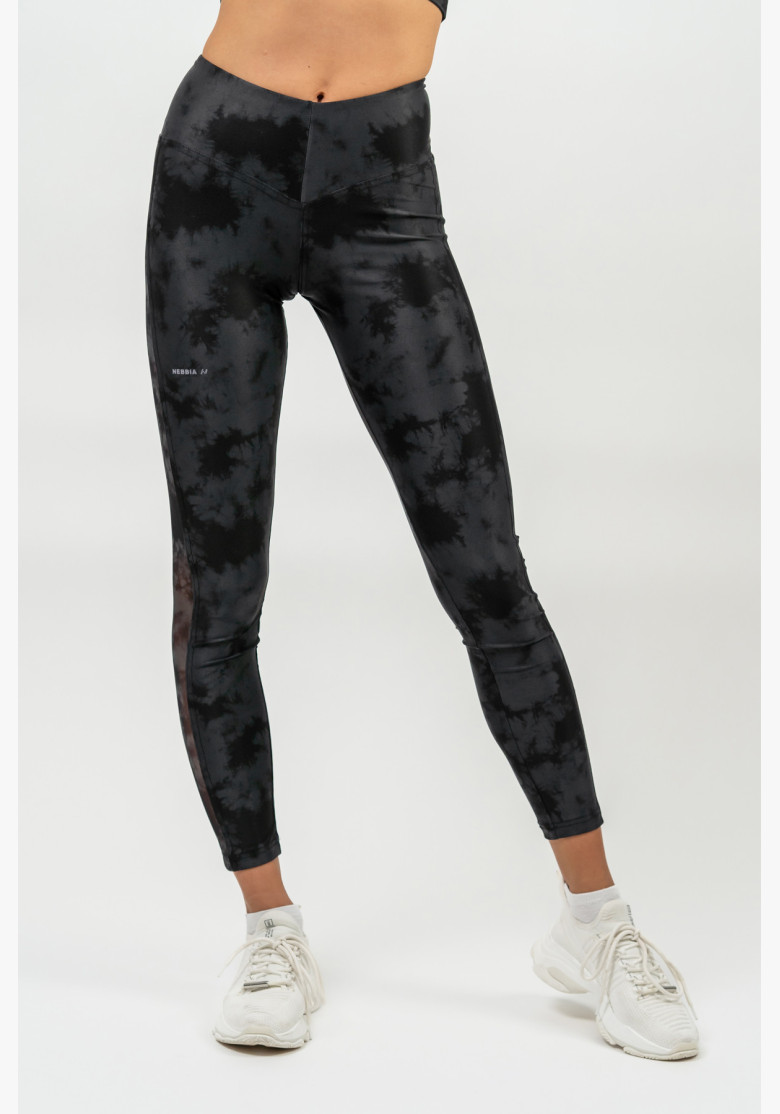 NEBBIA High-waisted mesh leggings IMPACT black