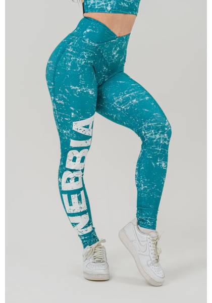 NEBBIA Workout Leggings ROUGH GIRL green