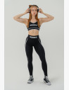 These fitness leggings with contrast trim are a trendy piece that will easily see you through your 24/7 gym-life.