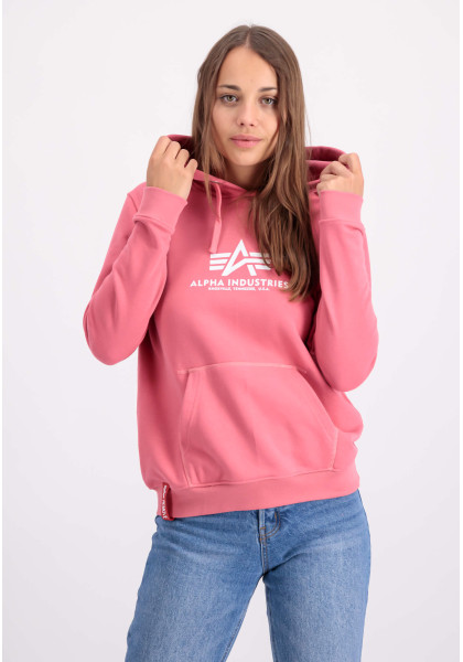 Hoodie Alpha Industries New Basic Hoody coral red