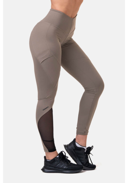 NEBBIA Fit & Smart high waisted mocha leggings